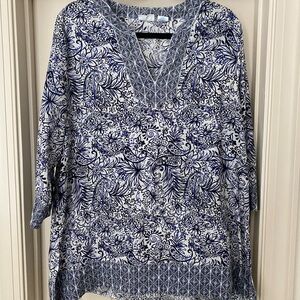Sigrid Olsen 100% Linen Tunic